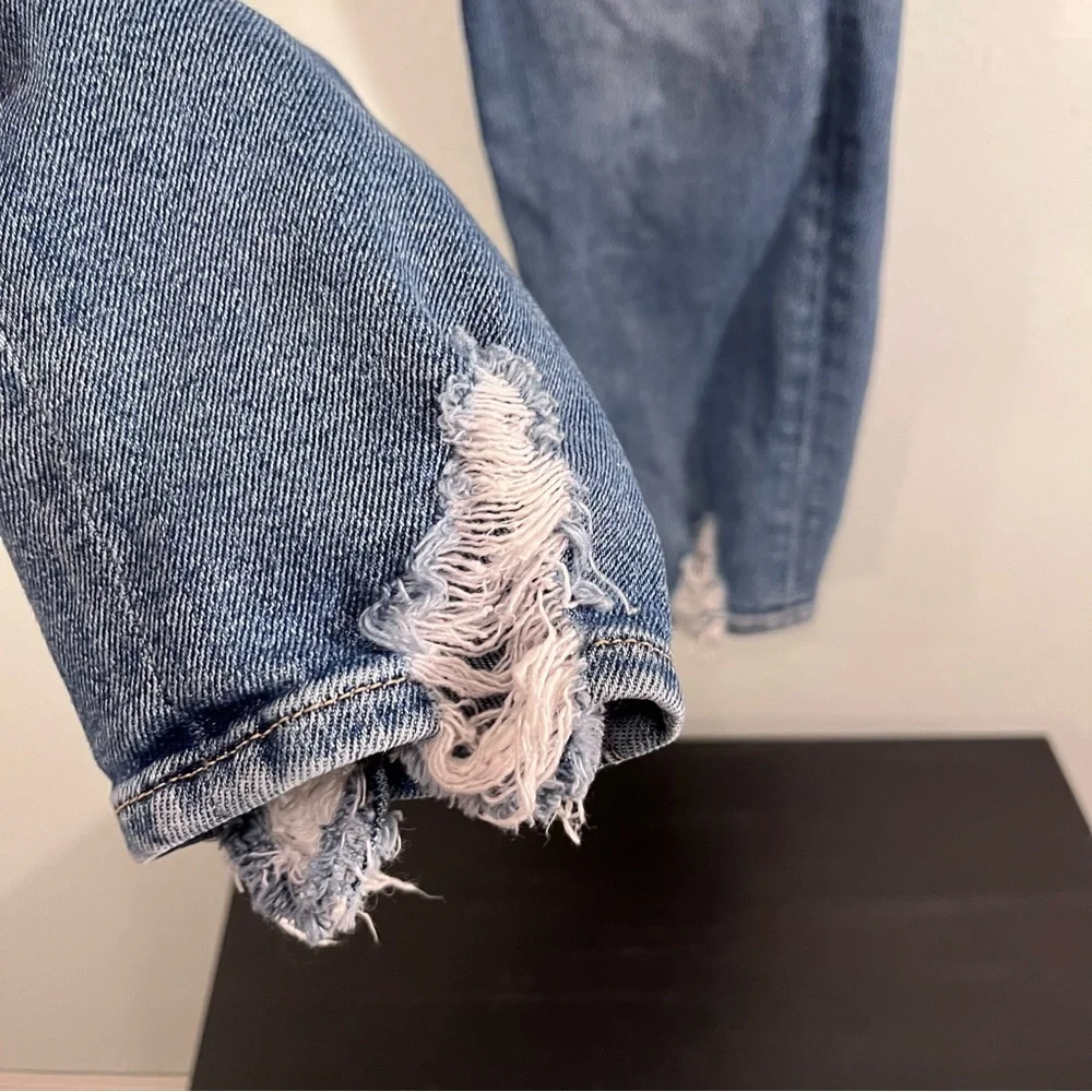 7 FAM For All Mankind Button Fly Classic Blue Women's Jeans Size 32 - Picture 7 of 13